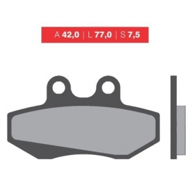 Brake pads NOVASCOOT FT3055 / MCB629 STANDARD