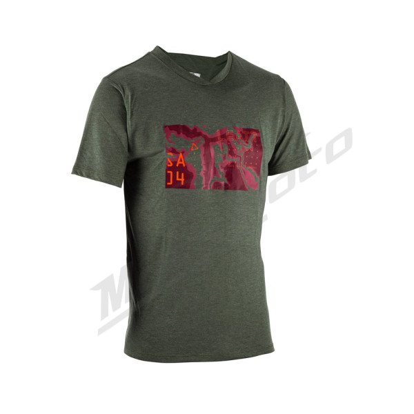 Leatt mtb bike jersey allmtn 2.0  pine green