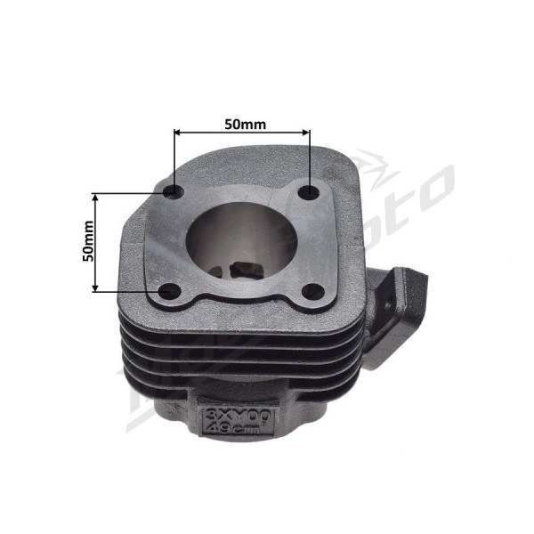 Cylinder compl. 50cc 2T PIN Ø10mm