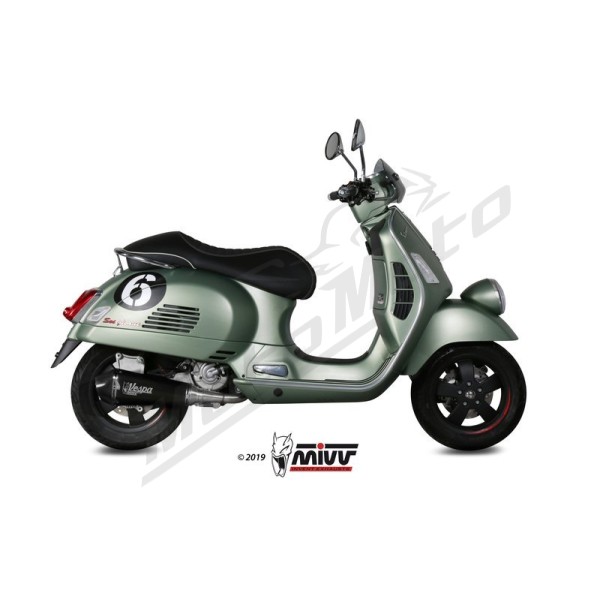 MIVV Delta Race Full Exhaust System Vespa GTS / GTS Super Sport / GTS Super 300cc 07-20