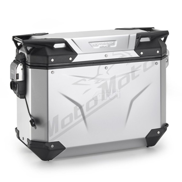 Givi Trekker Outback EVO 37L Anodized Alu side-case Right