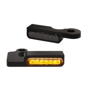 HEINZ BIKES LED Handlebar Turn Signals Harley Davidson FXDB / XL / XLH / XR 883/1200 96-14