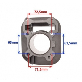 Cylinder kit MaxTuned PIAGGIO AC 150cc / Ø62.50 / PIN Ø15 4T