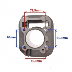 Cilindro komplektas MaxTuned PIAGGIO AC 150cc / Ø62.50 / PIN Ø15 4T