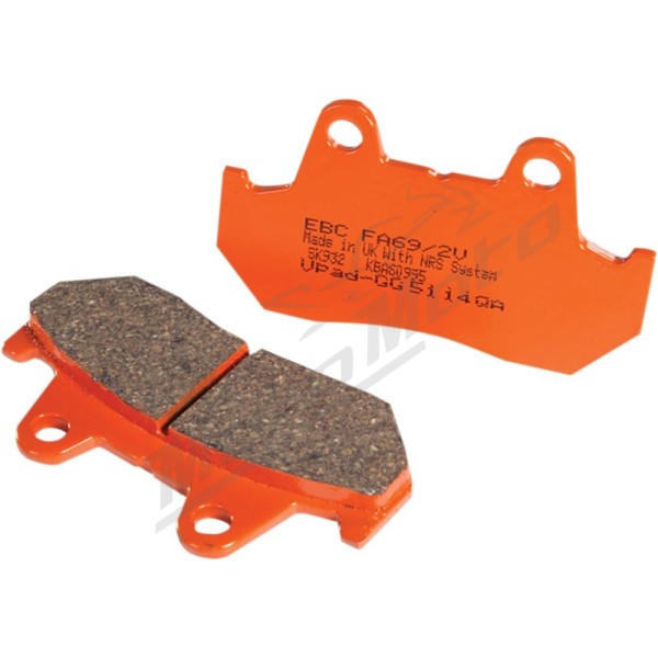 EBC Organic Base "FA" Brake Pads HONDA GL / CX / CN / CBX / CB 250-1100cc 81-98