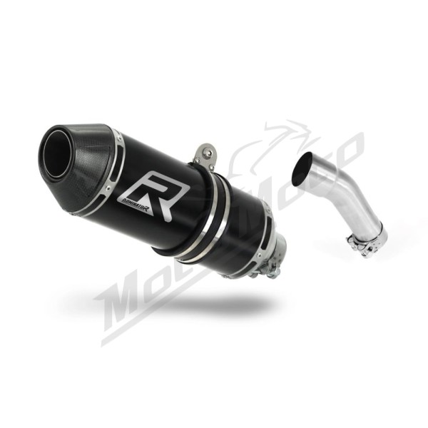 Kawasaki ZX250R 2008-2012 Dominator Exhaust Silencer Muffler HP3 BLACK + dB killer