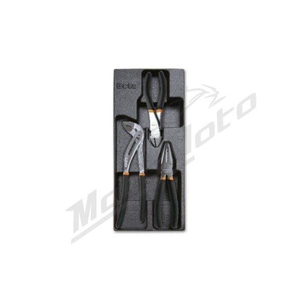 BETA Hard Thermoformed Tray with 3 Pliers
