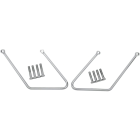 DRAG SPECIALTIES Chrome Saddlebag Support Brackets Harley Davidson FLST / FLSTC / FLSTF / FLSTN 1340cc 85-99