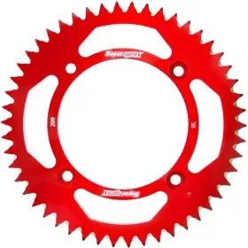 Supersprox Alu Rear sprocket Red 53t