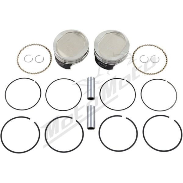 WISECO Tracker Series Piston Kit Harley Davidson 883cc 86-19 Ø89.29 