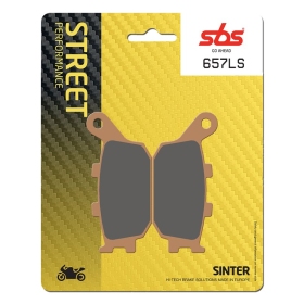Sbs stabdžių trinkelės 657LS Sintered HONDA / KAWASAKI / SUZUKI / YAMAHA