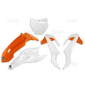 UFO Plastics Set KTM SX 65 16-23 White/Orange