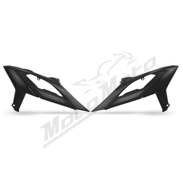 UFO Juodi radiatoriaus šoniniai plastikai Beta RR 250-350cc 23-25