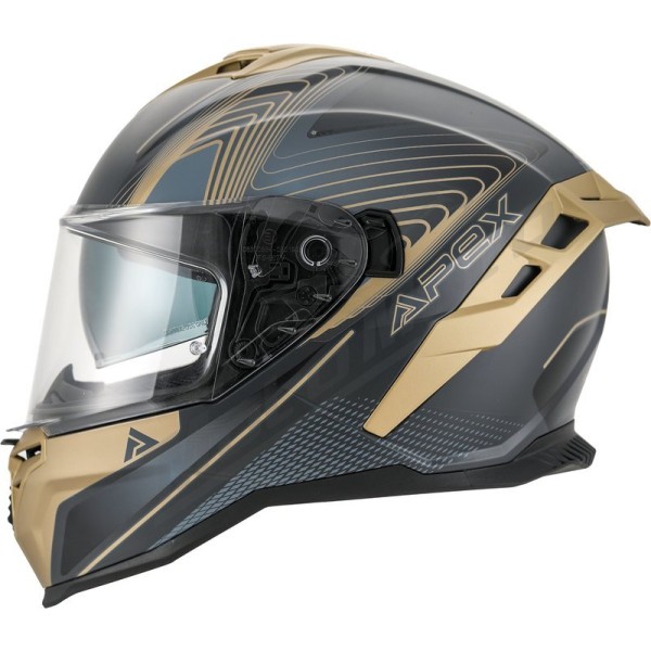 Helmet APEX FI200 Madrid Black/Gold