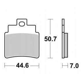 STABDŽIŲ TRINKELĖS FERODO FDB2141EF STANDARD ECO FRICTION