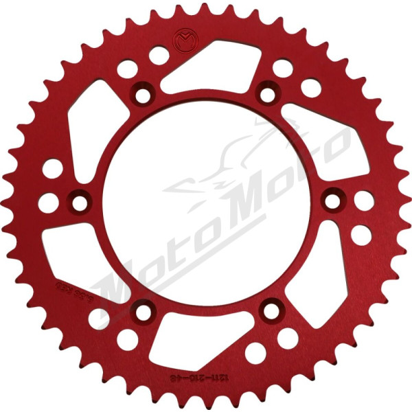 MOOSE OFFROAD HARD-PARTS Rear Aluminum Sprocket 48T Beta / Honda / Red Moto / Yamaha 125-498cc 13-21
