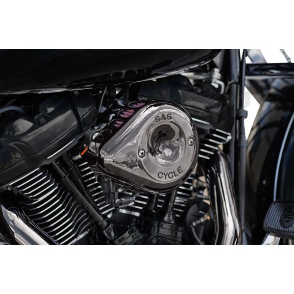 S&S CYCLE Stealth Teardrop Air Cleaner Kit Harley Davidson FLDE / FLFB / FLFBS 1750-1923cc 17-25