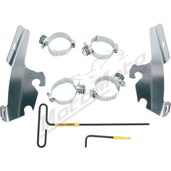 MEMPHIS SHADES METRIC priekinio stiklo montavimo kompl. Honda GL / VTX 1500-1800 97-08