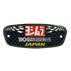 STICKER FOR MUFFLER ALUMINUM YOSHIMURA 100x40mm