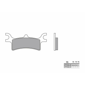 BREMBO Off-Road Sintered stabdžių trinkelės galinės POLARIS SCRAMBLER / SPORTSMAN / TRAIL 330-800cc 2000-2016