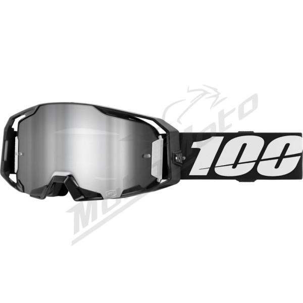 100% Armatic Goggle (Mirror lens) Black 