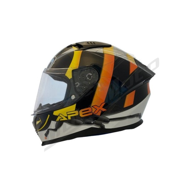 Kids Helmet APEX FI100 Bee glossy black