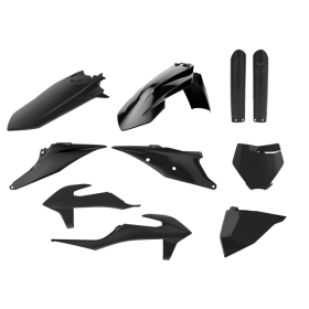 Polisport plastikų komplektas KTM SX, SX-F 125/4500cc (2019-2022) Juoda