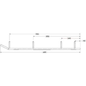 Sno-X slidžių montavimo dalis Yamaha CF / CS / ET / Phazer / PZ / RS / SRV / VK / Vmax / VT 84-04