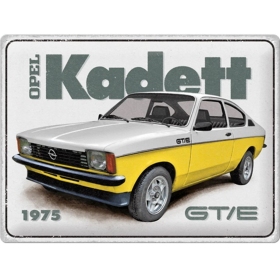 TIN SIGN 30x40 OPEL KADETT GT/E