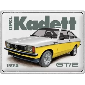 TIN SIGN 30x40 OPEL KADETT GT/E