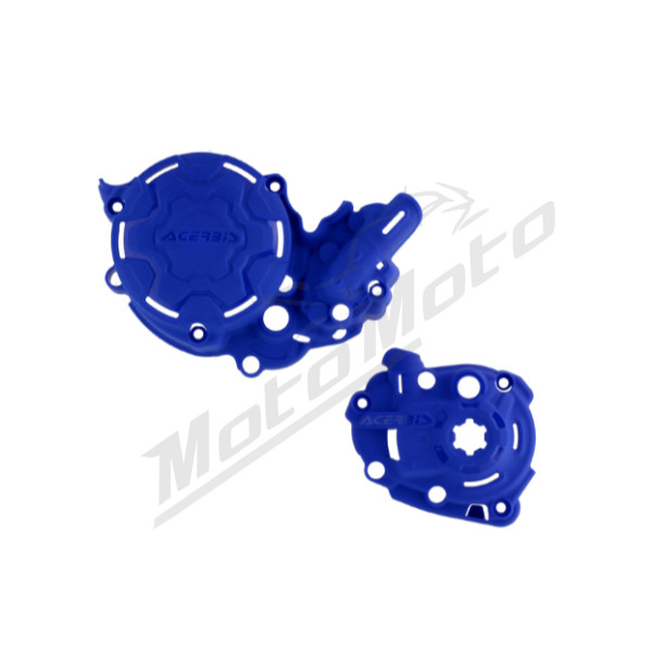 Acerbis X-Power Clutch and Alternator cover guards Yamaha / Fantic 250-310cc 24-> Blue