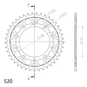 Galinė žvaigždė Supersprox / JT 1303.43 43 dantukai