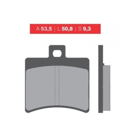 STABDŽIŲ TRINKELĖS NOVASCOOT FT4020 / MCB710 SINTERED