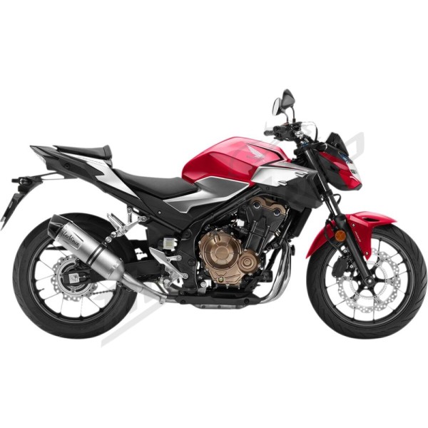 LEOVINCE "LV One Evo" nerūdijančio plieno duslintuvas HONDA CB/CBR 500 19-25