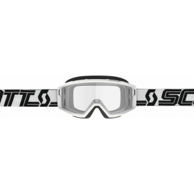 Off Road Scott Primal White/ Black Goggles (clear lens)