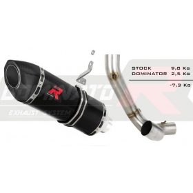 Exhaust kit Dominator HP5 BLACK DUCATI XDIAVEL S 2016-2021