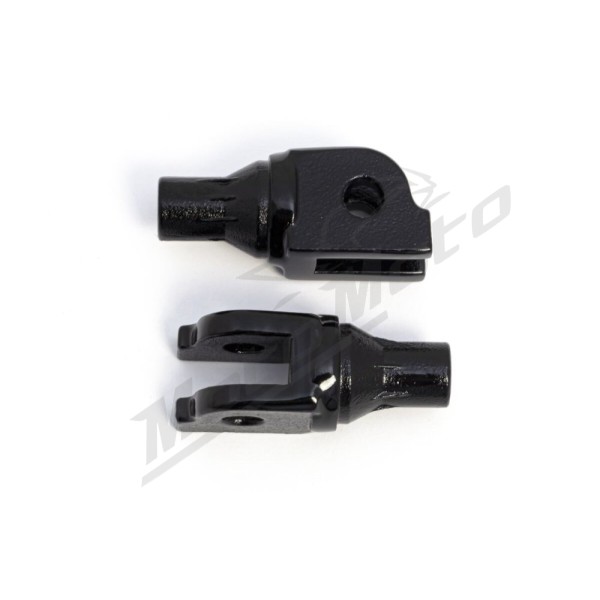 KURYAKYN Tapered Driver Footpeg Adapter Black Harley Davidson FLDE / FLHC / FLSB / FXST / FXFBS 1750/1923 20-24