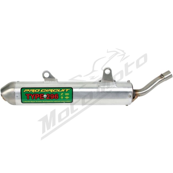 PRO CIRCUIT 296 Silencer Stainless Steeel/Aluminum Honda CR 250R 02-07