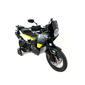 WRS ENDURO Priekinis stiklas Blizgi Juoda Husqvarna Norden 901 ABS 22-24