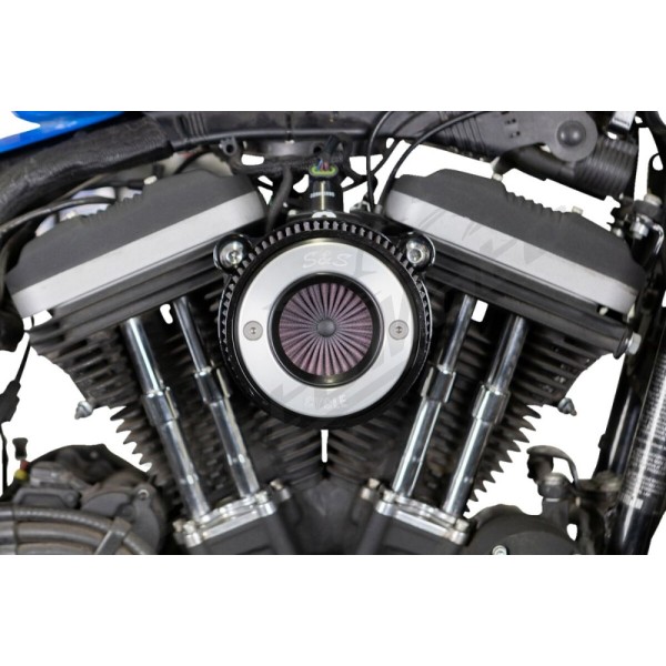 S&S CYCLE Air Stinger Stealth Air Cleaner Kit Harley Davidson XL 883-1200cc 07-22