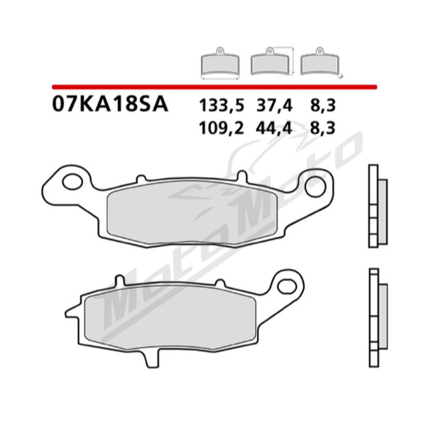 Brembo KH231 Brake Pads Kawasaki / Suzuki 500-1800cc 95-12
