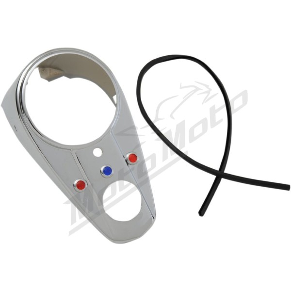 DRAG SPECIALTIES Three-Light Dash Cover Harley Davidson FL / FLB / FLF / FLFB / FLH / FLHB 1200cc 63-67