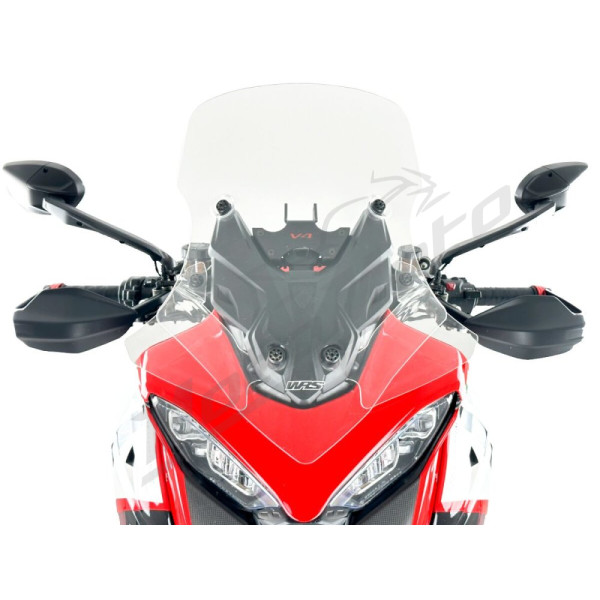 WRS DU031T Side Deflectors Clear Ducati Multistrada V4 1200cc 21-24