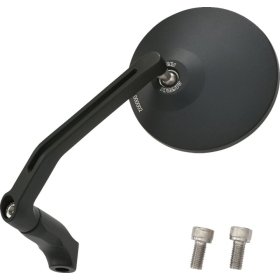 DAYTONA D-MIRROR-3 ROUND ROD Universal mirror M10 black 1pc