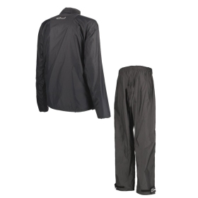 Two-Piece Rainsuit Black OJ Completo System