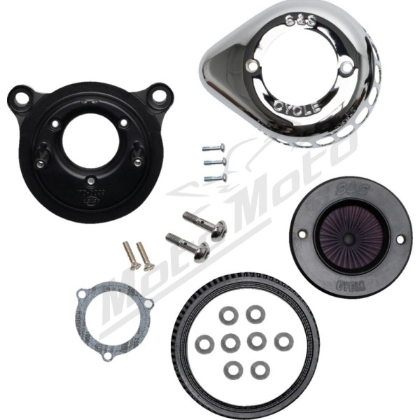 S&S CYCLE Air Stinger Stealth Air Cleaner Kit Harley Davidson FLD / FLHRCI / FLHRI 1450-1690cc 01-17