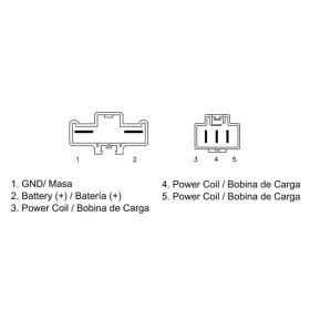 DZE Voltage regulator (12V, 50A) Honda XL 1000 03-11