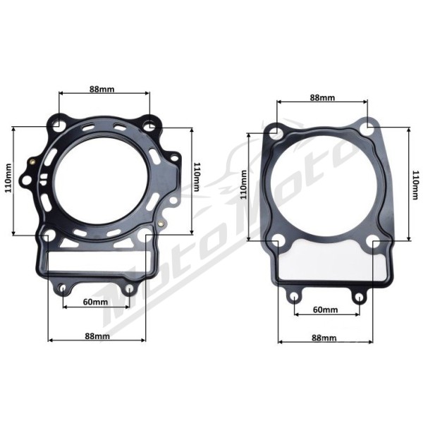 CYLINDER GASKET CF MOTO CF / X5 / CFORCE / RANCHER 500cc 2007-2016