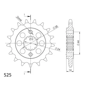 Supersprox Front sprocket 1372.17