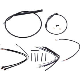 BURLY BRAND Ape Hangers handlebars Cables / Lines Extension Kit Harley Davidson 1750-1923cc 2018-2026